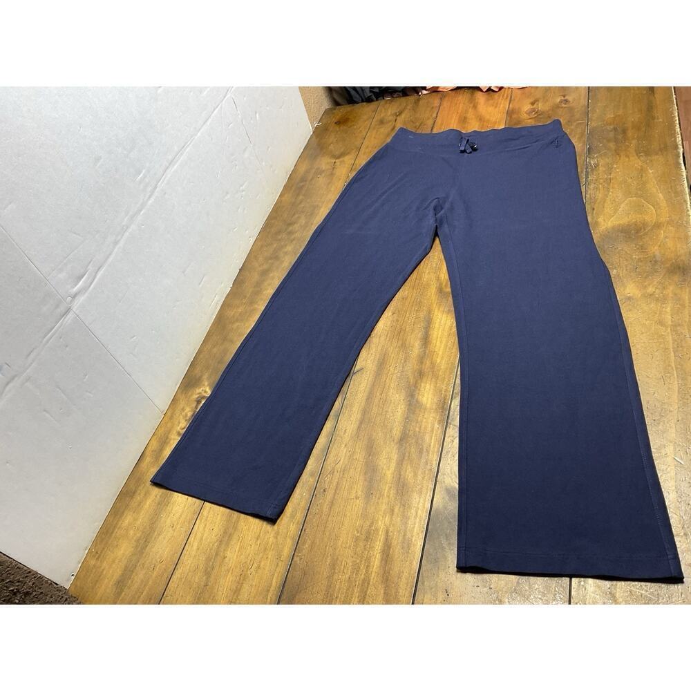 Coolibar Pants Womens Medium Blue Pull On UPF 50+ Sun Protection Sweatpants